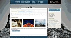 Desktop Screenshot of frostlooksattexas.com